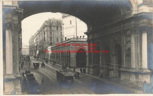 Unknown Location, RPPC, Street Scene, Trolley, J Neer Photo No 118