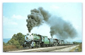 Virginian Southern Railway & Savannah Atlantic Pacific Railroad Train Postcard