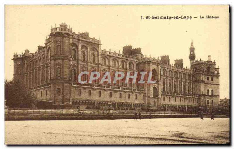 Postcard Old St Germain En Laye Le Chateau
