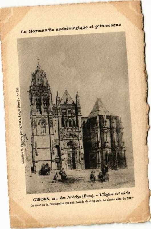 CPA La Normandie - GISORS - arr.des Andelys - L'Église XV siécle (182125)