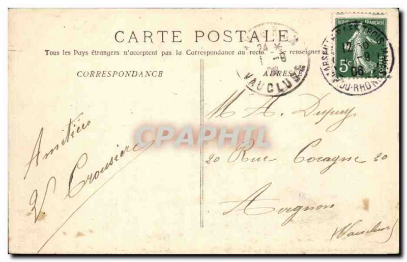 Old Postcard Marseille Quai de la Fraternite A destroyer