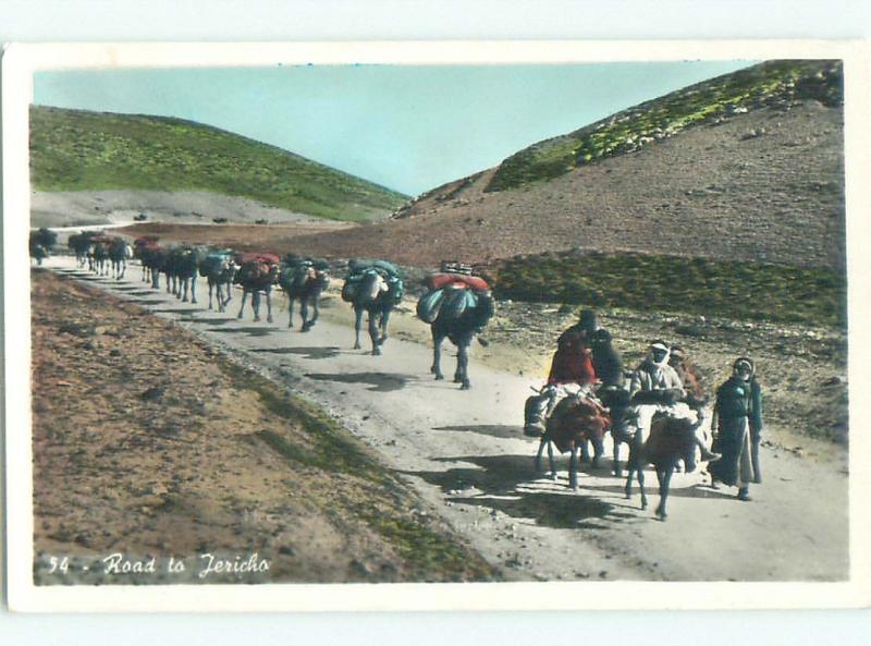 old rppc NICE VIEW Jericho - Palestinian Territories Israel i1793