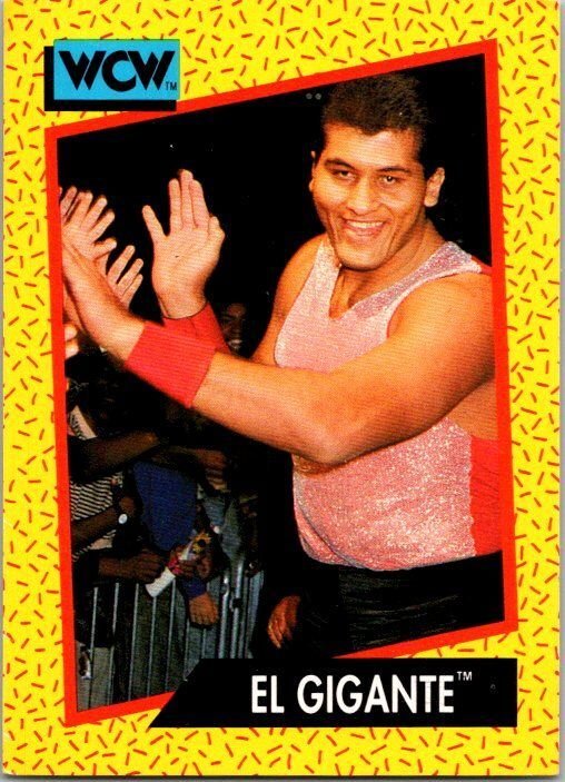 1991 WCW Wrestling Card El Gigante sk21155