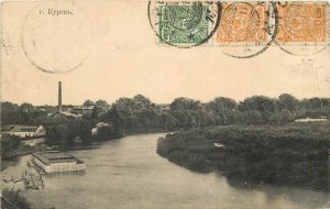 Imperial Russia Kursk Tuskar River scenic panorama 1914 