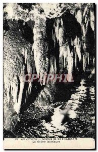 Old Postcard Betharram Pyrenees The Caves The lower river