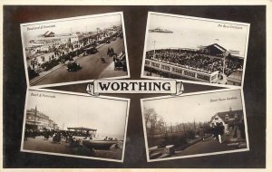 United Kingdom England Sussex Worthing real photo multi views postcard