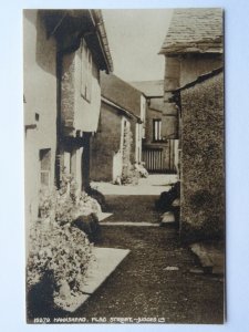 Cumbria HAWKSHEAD Flag Street c1930s RP Postcard by Judges 15879