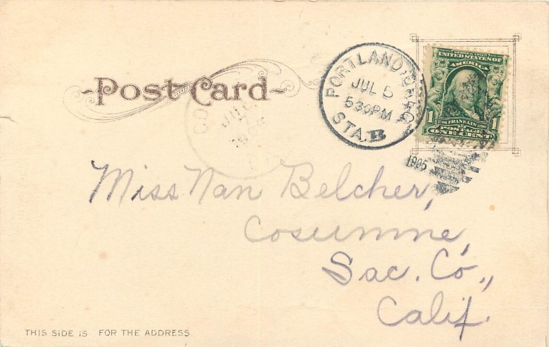 Postcard Lewis and Clark Centennial Exposition Portland Agricultural Building