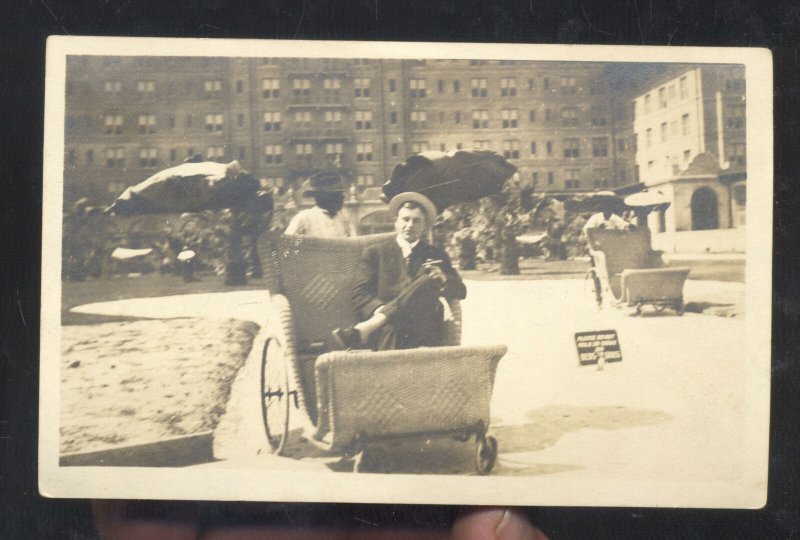 RPPC MANILA PHILIPPINES DOWNTOWN STREET PARSONS KS. REAL PHOTO POSTCARD