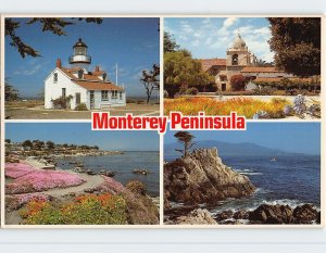 Postcard Monterey Peninsula, California