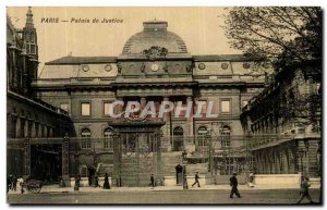 Old Postcard Paris Courthouse