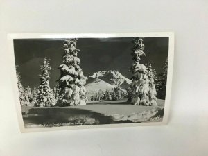 Mt. Hood from Timberline Lodge Oregon Postcard RPPC Real Photo