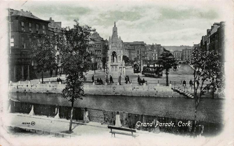 Grand Parade, Cork, Ireland, Early Postcard, Used