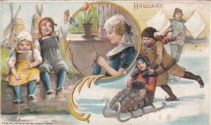 Arbuckle Bros Coffee Advertising Card, Holland, circa 1880s (54225)