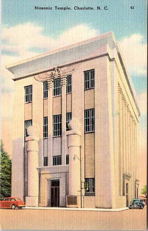 Postcard CHURCH SCENE Charlotte North Carolina NC AO0836