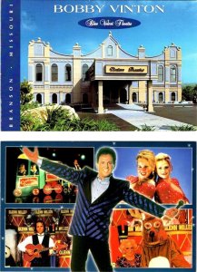 2~4X6 Postcards Branson MO Missouri BOBBY VINTON BLUE VELVET THEATRE Family Show