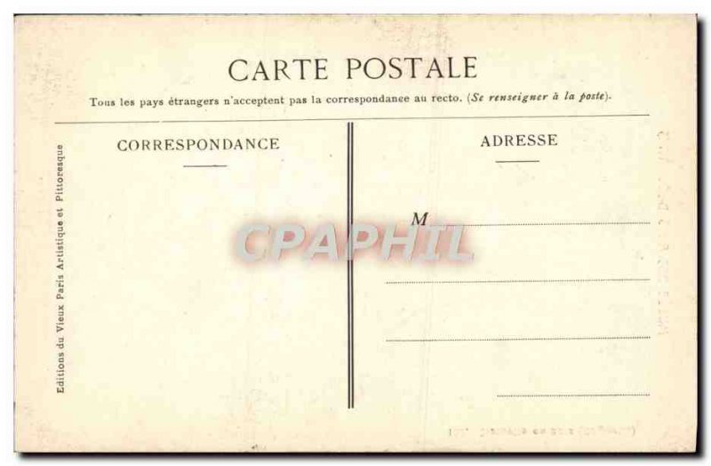 Old Postcard Musee Des Arts Decoratifs wooden statuette Regence