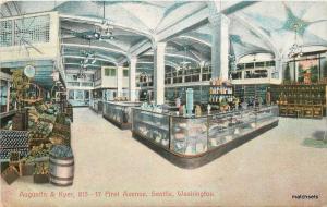 c-1910 Augustin Keyer Curio Gift Shop First Avenue Interior SEATTLE 12488