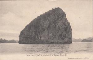 B81211 baie d along rocher de la fausse tourelle  vietnam front/back image