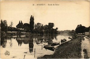 CPA ANDRESY - Bords de SEINE (102895)