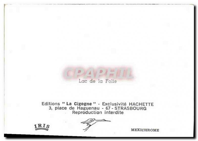 Postcard Modern Lake Folle