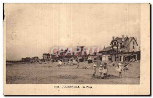 Old Postcard Jullouville Beach