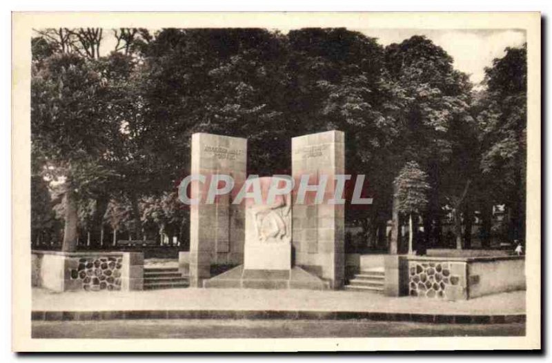 Postcard Old St Flour Monument Dr. Raymond Coulon Mallet