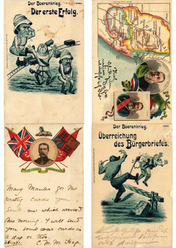 BOER WAR SOUTH AFRICA AFRIQUE DU SUD MILITARY PROPAGANDA 42 CPA Pre-1920