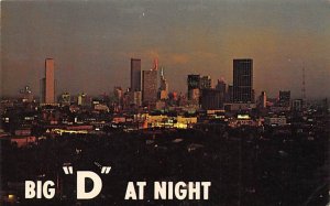 Big D At Night  - Dallas, Texas TX