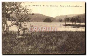 Old Postcard Murols Lac Chambon View Taking The South Shore Lake