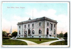 1920 Exterior View Post Office Building Salem Oregon OR Vintage Antique Postcard