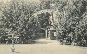 Postcard 1908 New Hampshire Theater Entrance Canobie Lake Park Rotograph 23-9361