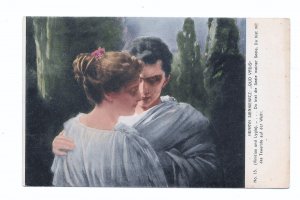 Quo Vadis Sienkiewicz painting Vinicius and Lygia Poland 1913 Collotype Postcard