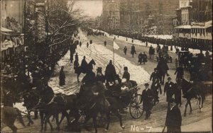 Washington DC Parade Presidential Inauguration c1910s Real Photo Postcard