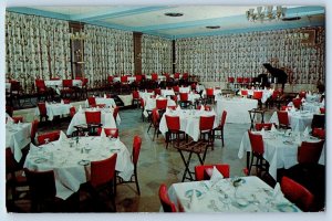Sault Ste Marie Ontario Canada Postcard Windsor Hotel Dining Room 1961 Posted