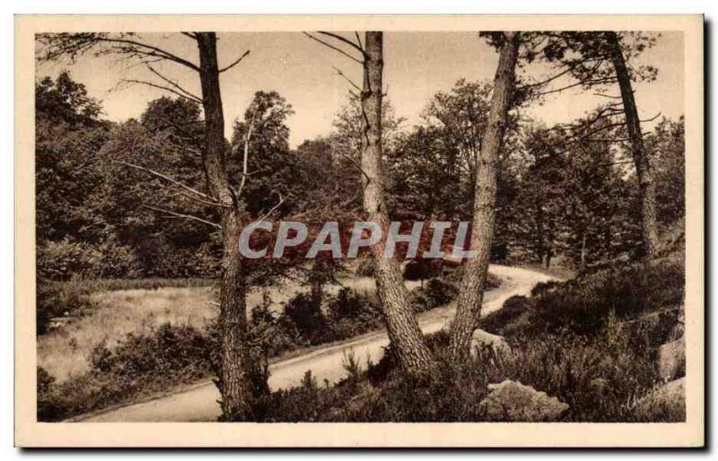 Old Postcard Limousin road