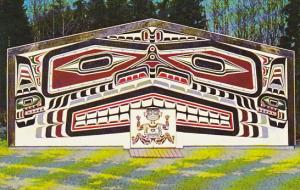 Canada Long House Of The Coastal Indians British Columbia