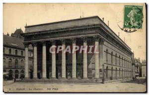 Old Postcard Dijon Theater