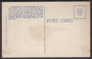 Pennsylvania Valley Forge - Washington's Headquarters built 1768 ~ Linen