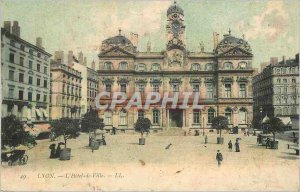 Postcard Old Lyon Hotel de Ville