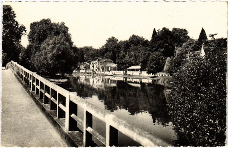 CPA Samois vue du Pont de l'Ile (1268034)