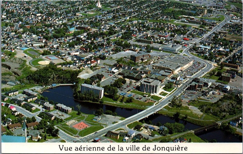 Canada Ville de Jonquiere Saguenay Quebec Vintage Postcard 09.97
