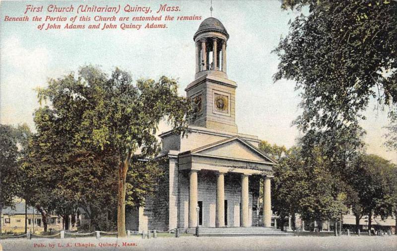 Massachusetts Quincy,  First Church (Unitarian)