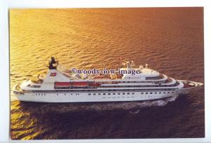 LN1242 - Royal Viking Lines Liner - Royal Viking Queen , built 1992 - postcard