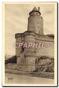 Old Postcard Brittany Fougeres lile et Vilaine Tour Gobelaine