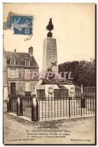 Old Postcard Juvigny Sous Andaine Monument Elevate children Juvigny dead poiu...