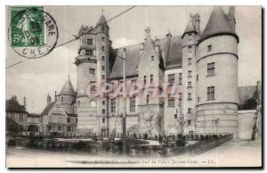 Postcard Old facade sud Bourges Palais Jacques Coeur