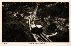 PC CPA PENANG, MALAYSIA, PENANG HILL RAILWAY, REAL PHOTO Postcard (b19147)