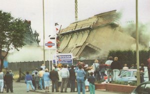 Nissan Coal Hopper Snibston Mining Pit Leicester Demolition Postcard