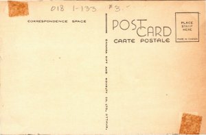 Postcard Ontario Perth County Mitchell Thames River Dam 1940s K61